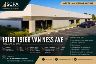 More details for 19160-19168 Van Ness Ave, Torrance, CA - Light Industrial to Rent