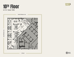 1220 L St NW, Washington, DC to rent Floor Plan- Image 2 of 7