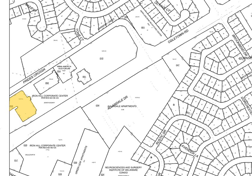 750 Prides Crossing St, Newark, DE for rent - Plat Map - Image 2 of 4