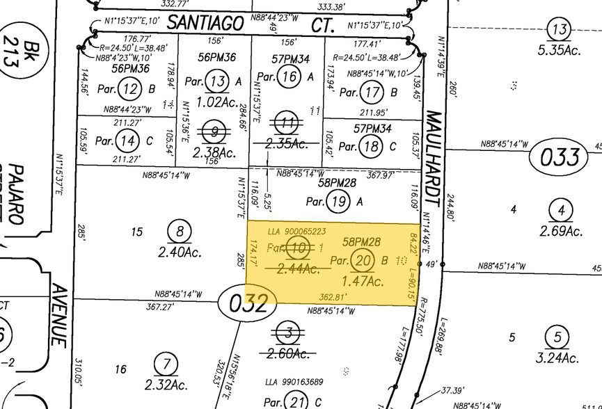 1201 Maulhardt Ave, Oxnard, CA for rent - Plat Map - Image 2 of 4