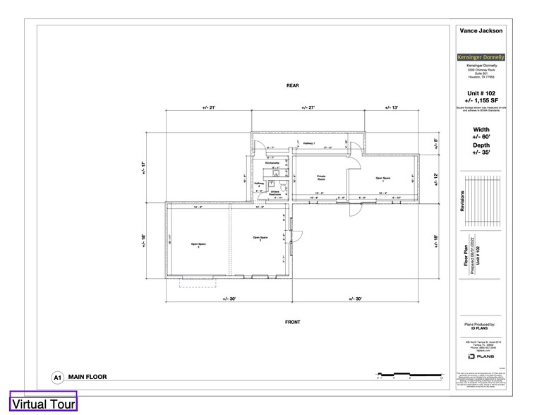 4335 Vance Jackson St, San Antonio, TX for rent - Floor Plan - Image 3 of 5