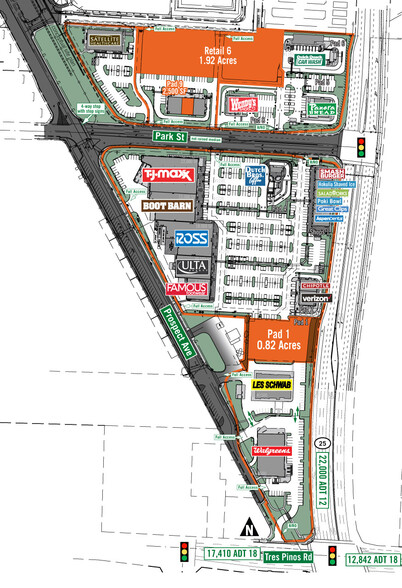 Prospect Ave & Park St, Hollister, CA for rent - Site Plan - Image 3 of 19