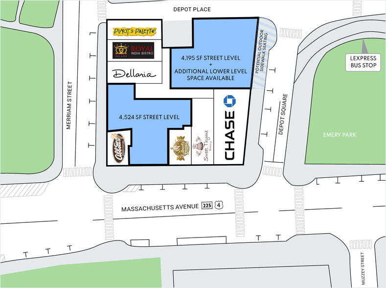 1833-1853 Massachusetts Ave, Lexington, MA for rent - Site Plan - Image 2 of 8