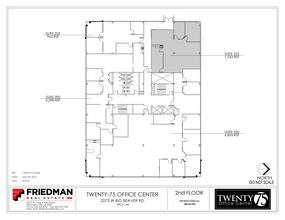 2075 W Big Beaver Rd, Troy, MI for rent Floor Plan- Image 2 of 2