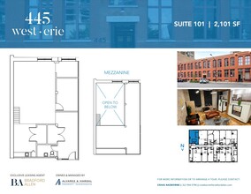 445 W Erie St, Chicago, IL for rent Floor Plan- Image 1 of 4