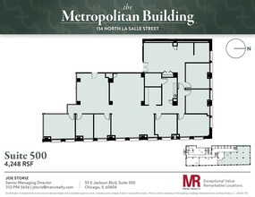134 N LaSalle St, Chicago, IL to rent Floor Plan- Image 1 of 13