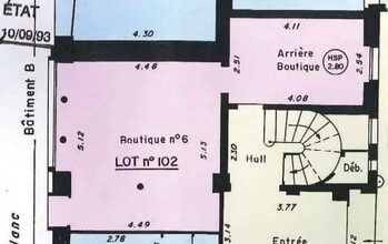 Retail in Paris to rent Floor Plan- Image 1 of 1