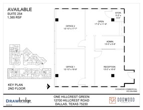 12700 Hillcrest Rd, Dallas, TX for rent Floor Plan- Image 1 of 1