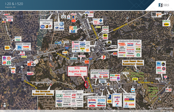 1323-1347 Augusta West Pky, Augusta, GA - aerial  map view - Image1