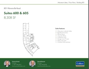 801 Warrenville Rd, Lisle, IL for rent Floor Plan- Image 1 of 3