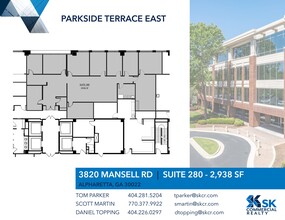 3780 Mansell Rd, Alpharetta, GA for rent Site Plan- Image 1 of 1