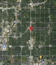 8200 Travis St, Overland Park, KS - aerial  map view