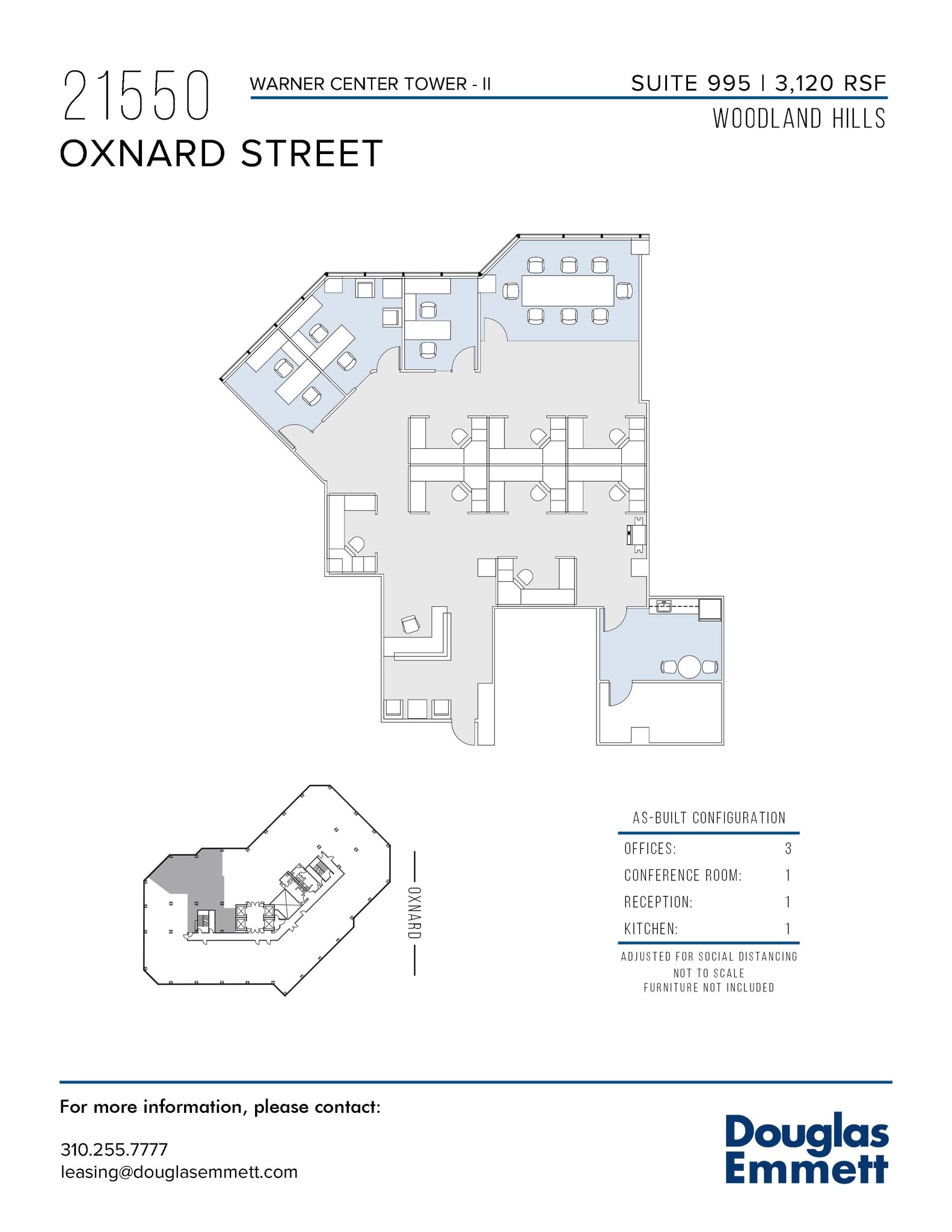 21550 Oxnard St, Woodland Hills, CA for rent Floor Plan- Image 1 of 1