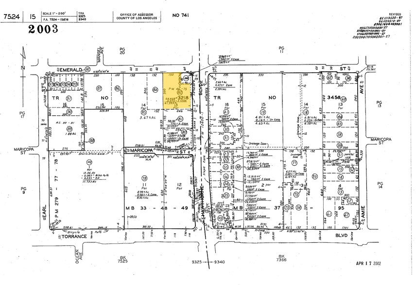 20821 Hawthorne Blvd, Torrance, CA for sale - Plat Map - Image 2 of 12