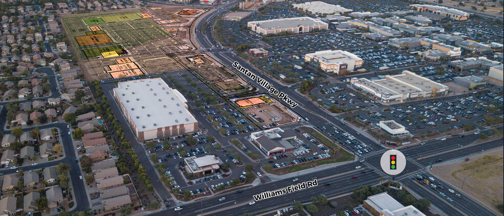 NWC Santan Village Pkwy & Williams Field Rd, Gilbert, AZ for rent - Building Photo - Image 1 of 4