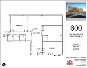 600 Holiday Plaza Dr, Matteson, IL for rent Floor Plan- Image 1 of 5