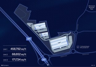 1 Mansfield Road, Nottingham to rent Site Plan- Image 2 of 2