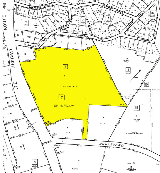 333 Route 46, Mountain Lakes, NJ for rent - Plat Map - Image 1 of 1