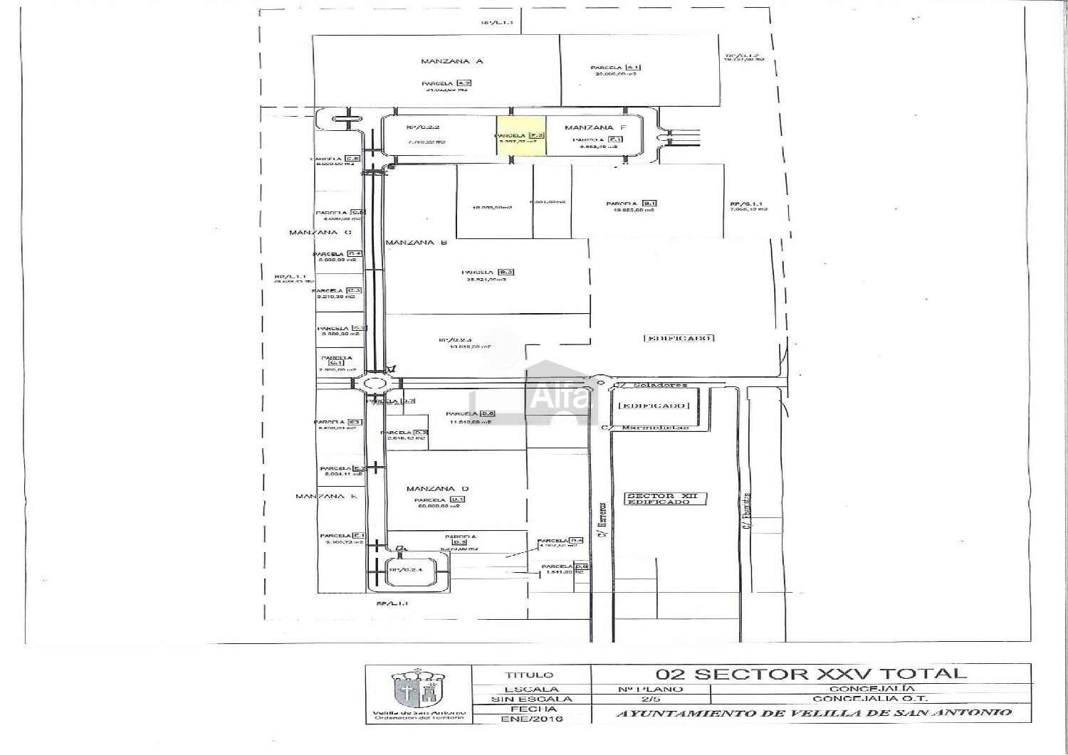 Land in Velilla de San Antonio, Madrid for sale Floor Plan- Image 1 of 3