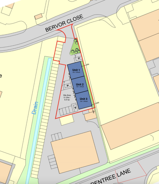 Wardentree Ln, Pinchbeck for rent - Site Plan - Image 3 of 3