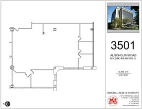 3501 Algonquin Rd, Rolling Meadows, IL to rent Floor Plan- Image 1 of 5