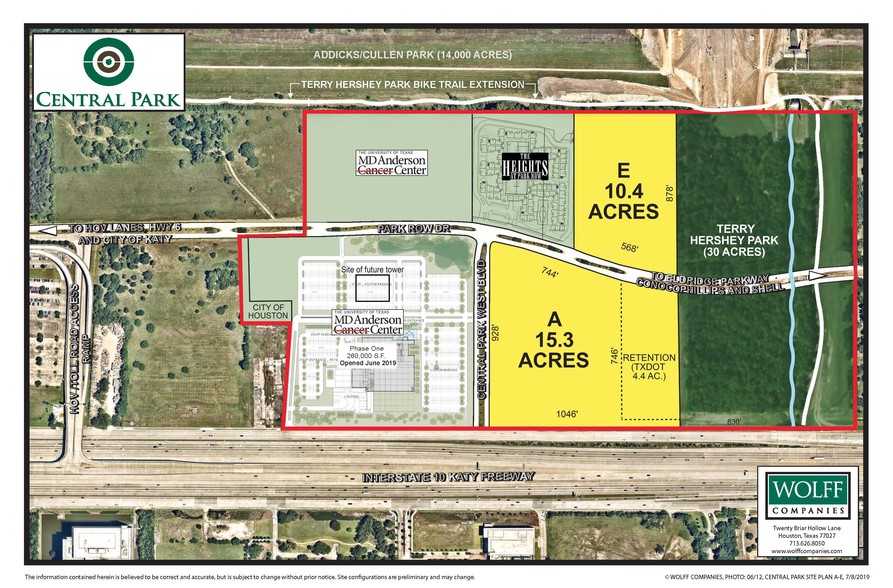 I-10 and Park Row, Houston, TX for sale - Site Plan - Image 2 of 2