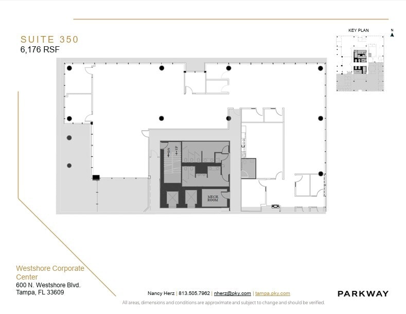 600 N Westshore Blvd, Tampa, FL to rent Floor Plan- Image 1 of 2