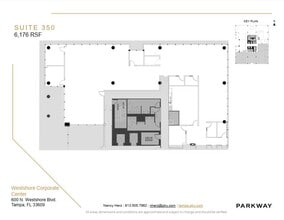 600 N Westshore Blvd, Tampa, FL to rent Floor Plan- Image 1 of 2