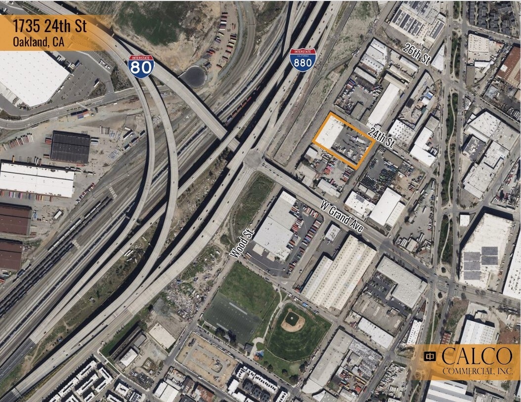 1735 24th St, Oakland, CA for sale Plat Map- Image 1 of 3