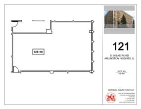 121 S Wilke Rd, Arlington Heights, IL to rent Site Plan- Image 1 of 1