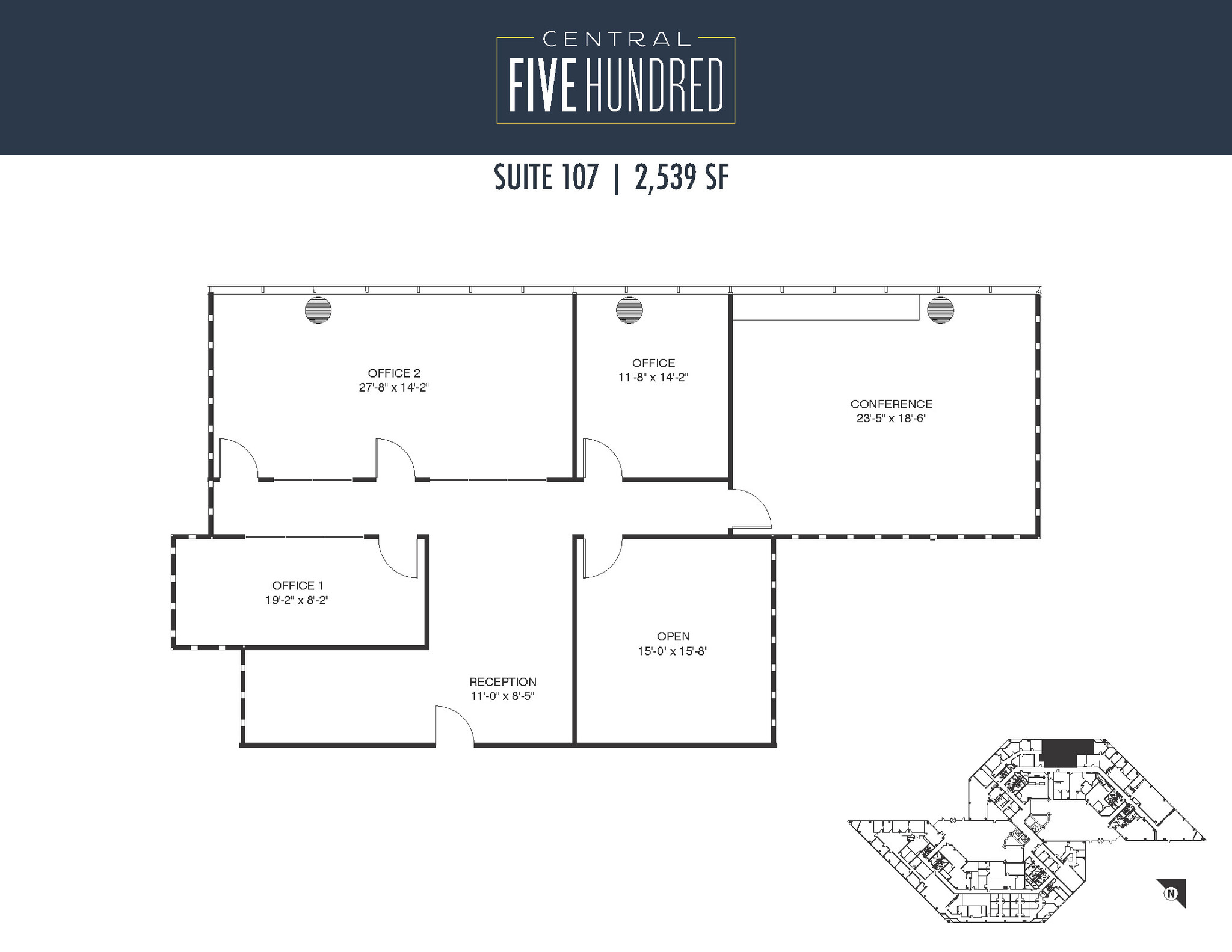 500 N Central Expy, Plano, TX for rent Floor Plan- Image 1 of 1