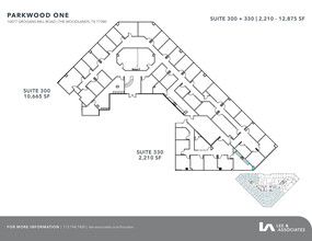 10077 Grogans Mill Rd, The Woodlands, TX for rent Floor Plan- Image 2 of 2