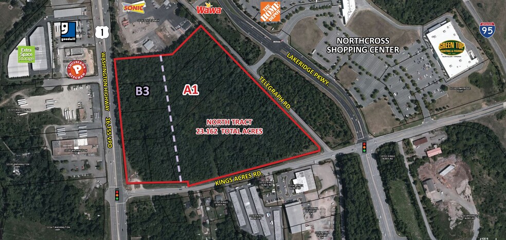 Kings Acres Rd & Rt 1, Ashland, VA for sale - Building Photo - Image 2 of 2