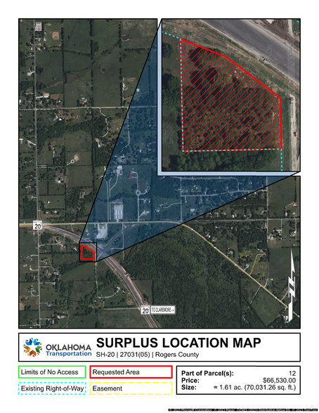 SH-20, Claremore, OK for sale - Primary Photo - Image 1 of 1