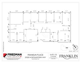 29200 Northwestern Hwy, Southfield, MI to rent Floor Plan- Image 1 of 2