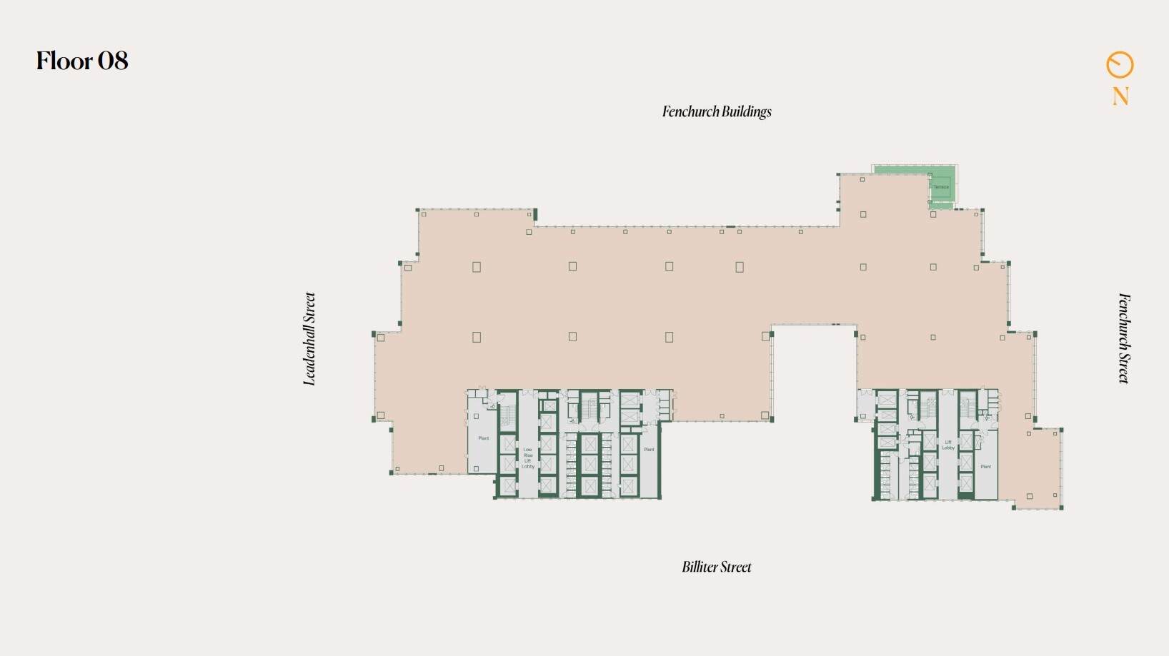 40 Leadenhall St, London for rent Typical Floor Plan- Image 1 of 2