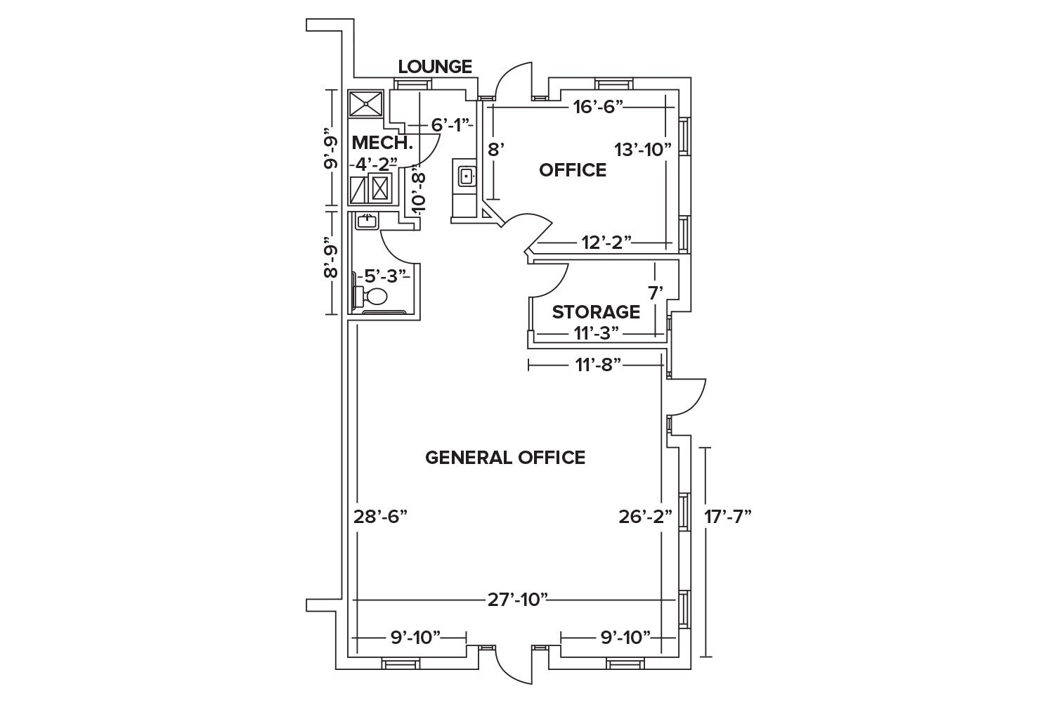 46 Vreeland Dr, Skillman, NJ to rent Floor Plan- Image 1 of 2
