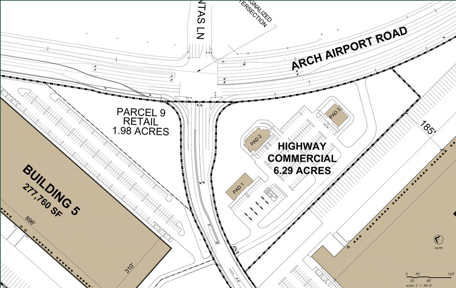 Arch Airport, Stockton, CA for rent - Site Plan - Image 2 of 5