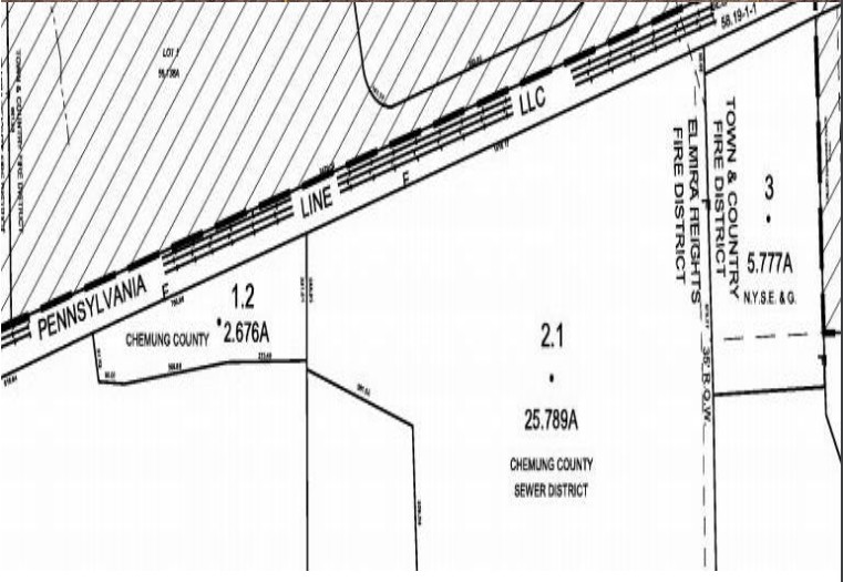 Philo Road West, Horseheads, NY for sale - Plat Map - Image 2 of 2