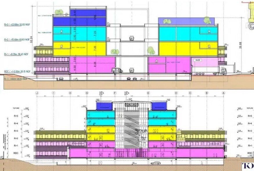 Light Industrial in Gennevilliers to rent - Site Plan - Image 3 of 29