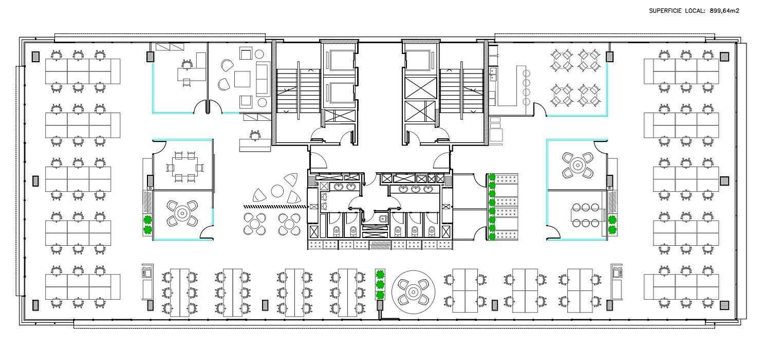 Carrer de Llull, 275-295, Barcelona, Barcelona to rent Typical Floor Plan- Image 1 of 2