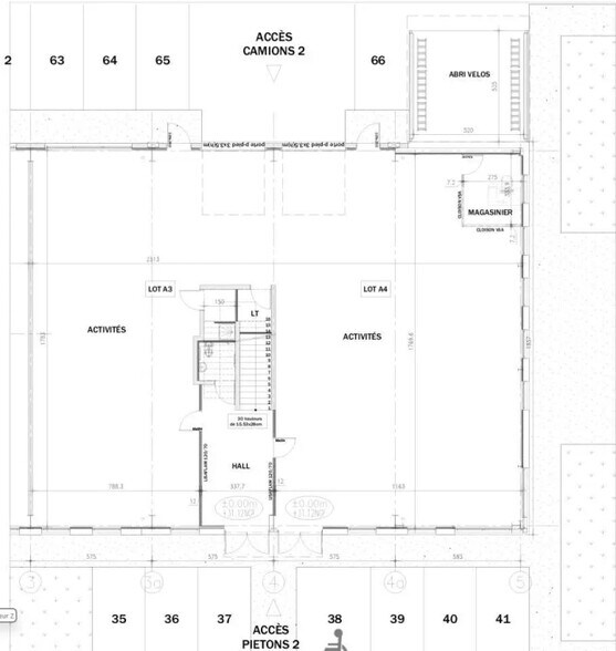 Office in Gennevilliers to rent - Floor Plan - Image 3 of 4