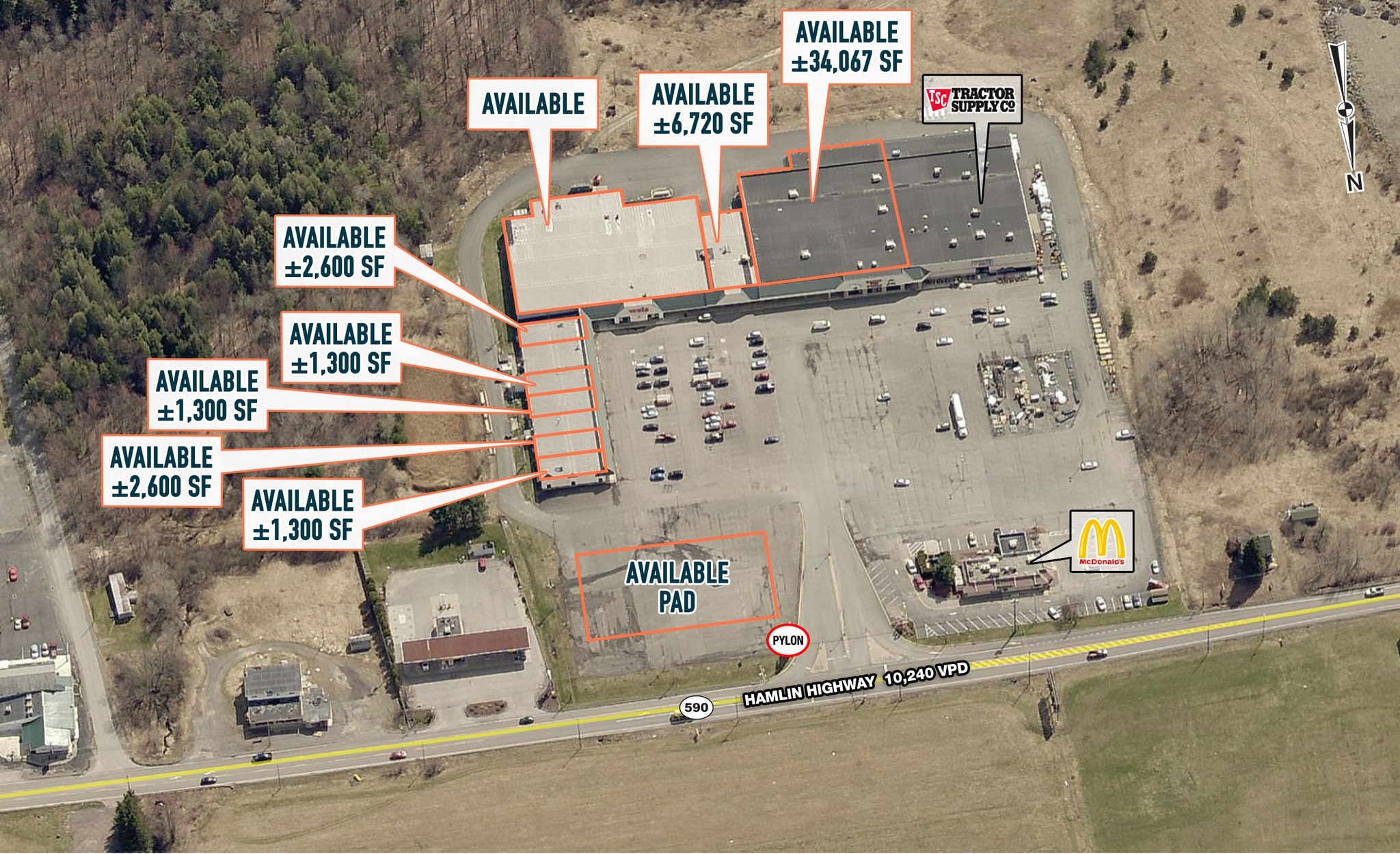 454 Route 590, Lake Ariel, PA to rent Site Plan- Image 1 of 4