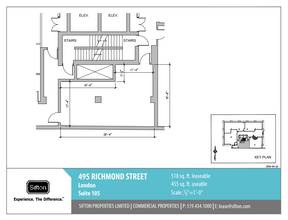 495 Richmond St, London, ON for rent Floor Plan- Image 1 of 1