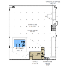 4505 Bandini Blvd, Vernon, CA for rent Floor Plan- Image 1 of 2