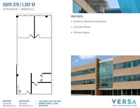 1751-1771 W Diehl Rd, Naperville, IL for rent Floor Plan- Image 1 of 2