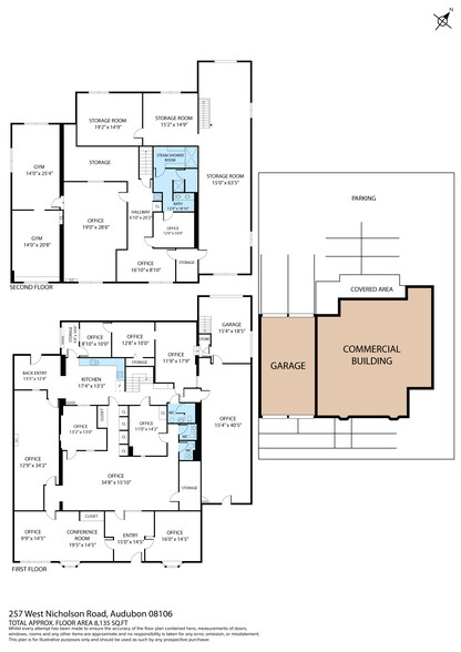 257 W Nicholson Rd, Audubon, NJ for sale - Floor Plan - Image 2 of 3