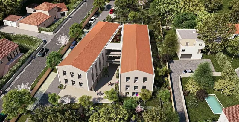 Office in Saint-Cyr-au-Mont-d'Or to rent - Aerial - Image 3 of 6