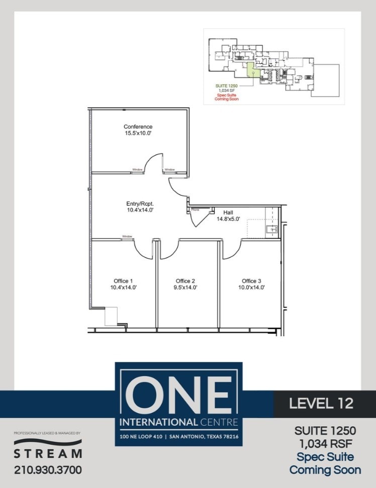 100 NE Loop 410, San Antonio, TX to rent Floor Plan- Image 1 of 1