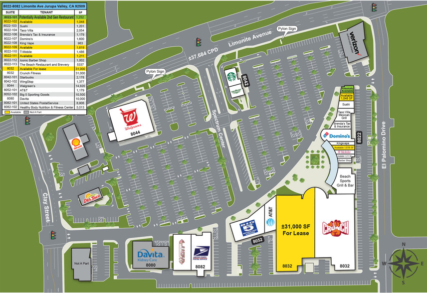 8032 Limonite Ave, Riverside, CA for rent - Site Plan - Image 2 of 13